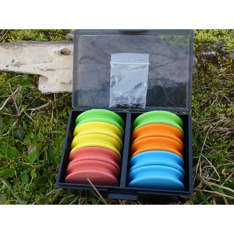 Boites rangement ligne pour pêche de la carpe au zig - Tackle carpe - Rouleaux mousse - Carpe Easy Shop