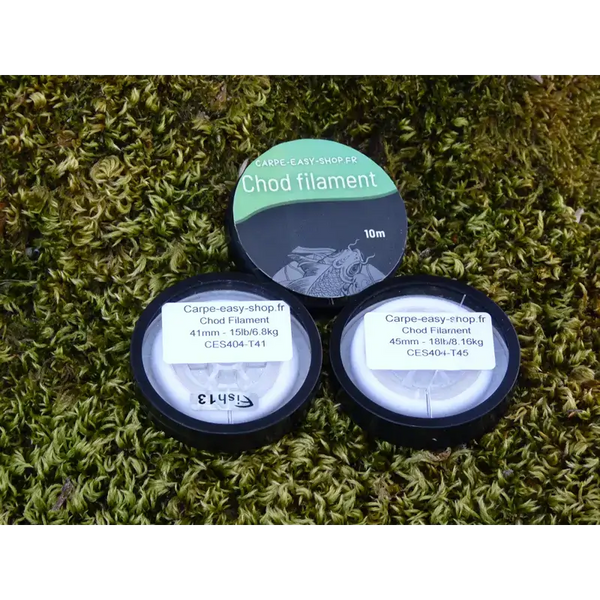 Chod Filament rigide pour montage carpe - Fluorocarbone 41 mm et 45 mm - Tackle carpe - Carpe Easy Shop