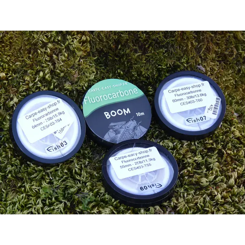 Fil Fluorocarbon Boom rigide pour montages carpe discrets et résistants - Tackle carpe - Carpe Easy Shop