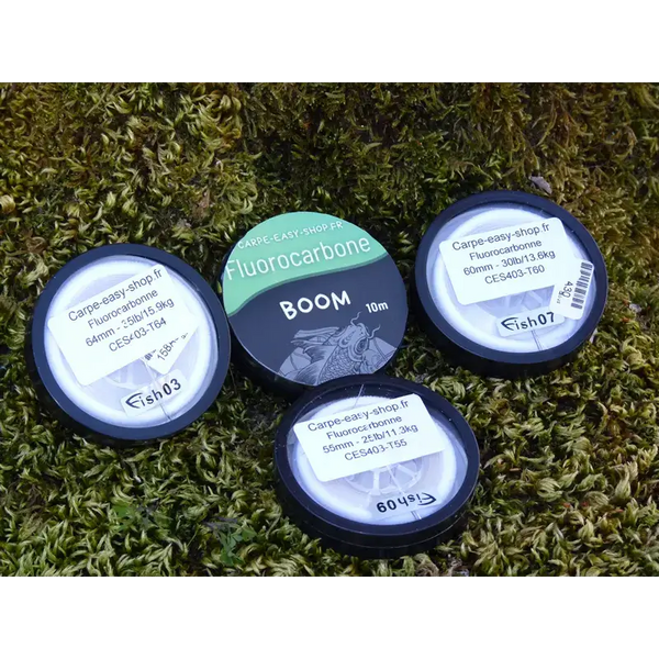 Fil Fluorocarbon Boom rigide pour montages carpe discrets et résistants - Tackle carpe - Carpe Easy Shop
